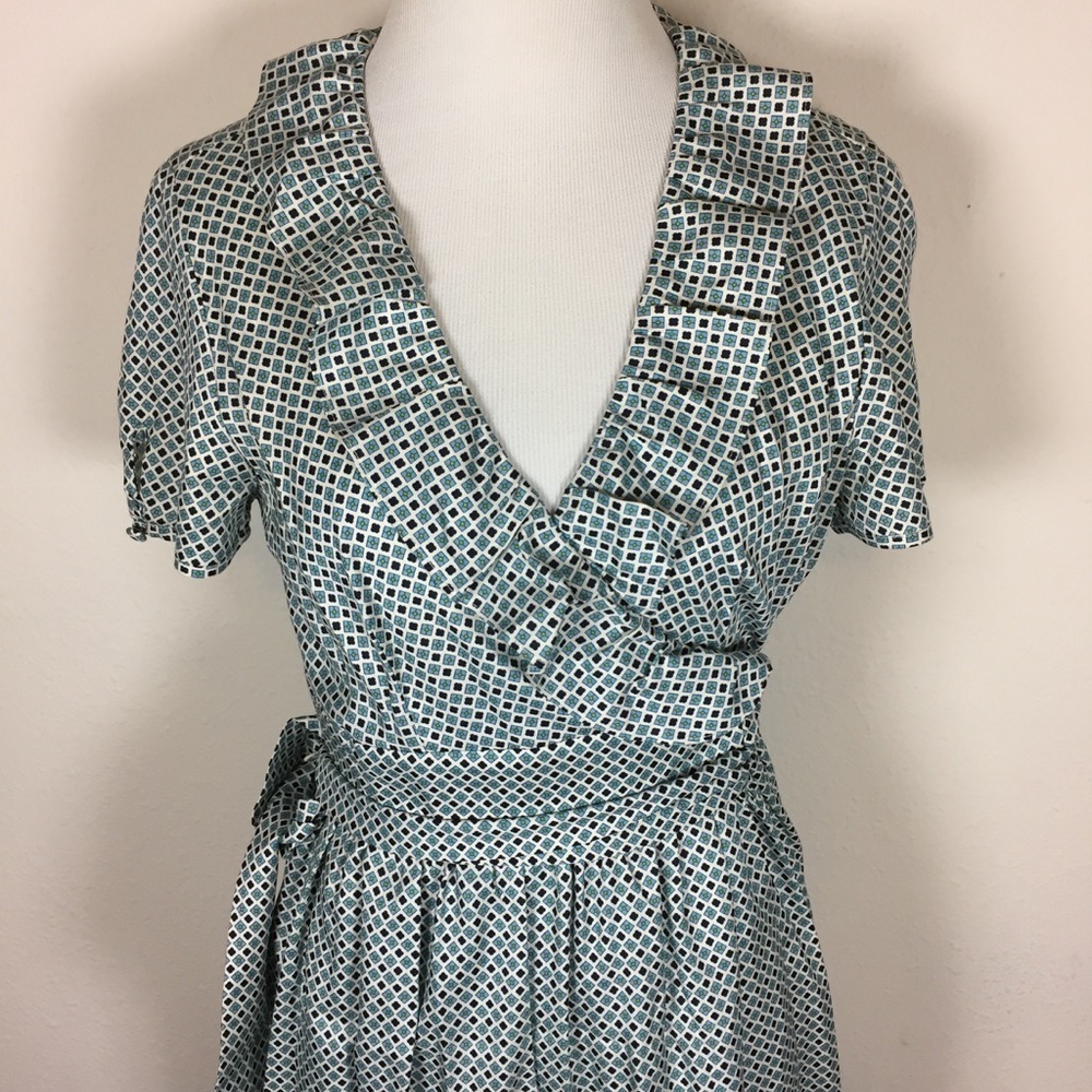 100% silk J.Crew wrap dress
